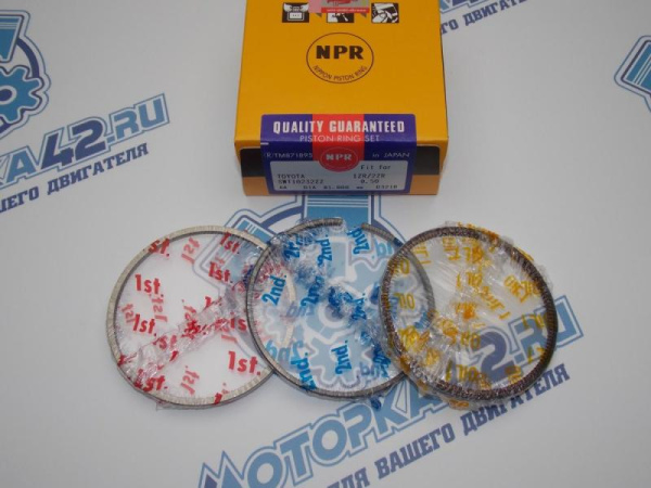 Кольца поршневые NPR ремонт +0,5мм TOYOTA 1ZR-FE, 2ZR-FE, 3ZR-FE