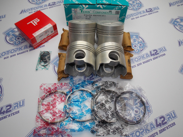 Поршни + кольца к-кт 4шт стандарт TOYOTA 2C-T