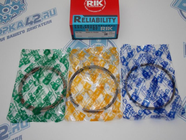 Кольца поршневые RIK стандарт HYUNDAI G4GF