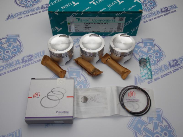 Поршни + кольца к-кт 3шт стандарт F8C MATIZ
