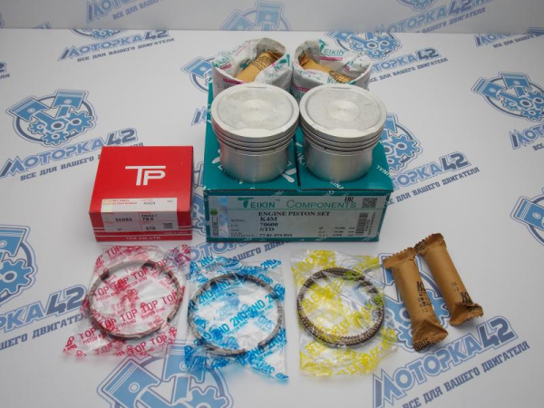 Поршни + кольца к-кт 4шт стандарт RENAULT K4M