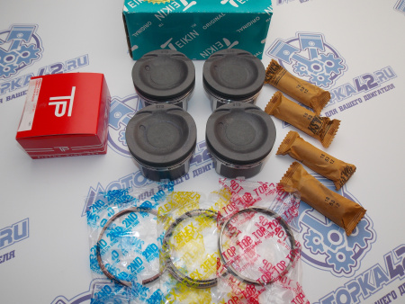 Поршни + кольца 4шт стандарт Daihatsu K3-VET