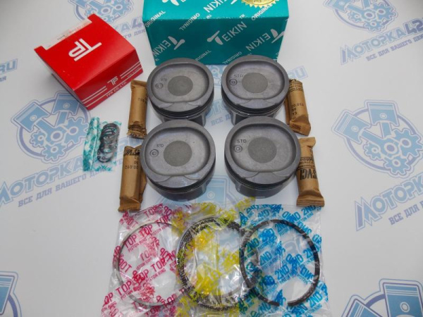Поршни + кольца к-кт 4шт стандарт LIFAN X60, Solano 1.8