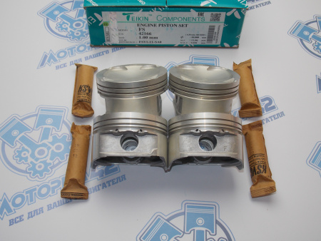 Поршни TEIKIN к-кт 4шт ремонт +1,00 MAZDA FS