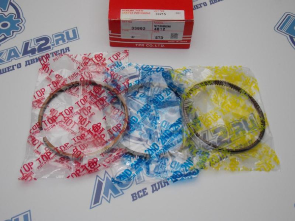 Кольца поршневые TPR стандарт MITSUBISHI 4B12