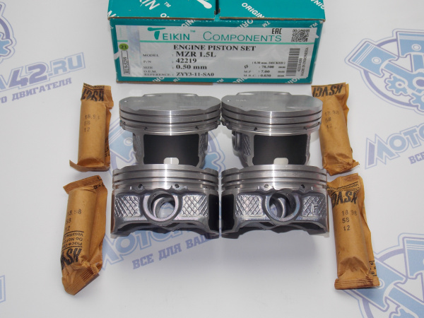 Поршни TEIKIN к-кт 4шт ремонт +0,50 MAZDA ZY, Z6 07-