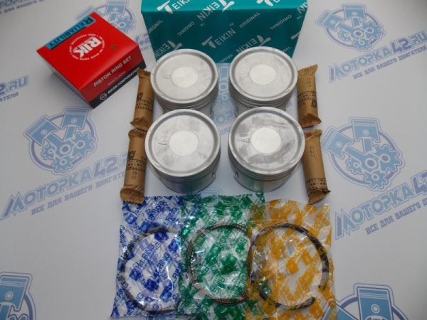 Поршни + кольца к-кт 4шт стандарт HOVER H5 4G69S4N