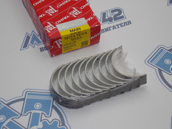 Вкладыши коренные TAIHO ремонт +0,25 SUZUKI M15A, M16A, M18A