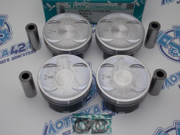 Поршни TEIKIN комплект 4шт ремонт +0,50 SUBARU EJ25