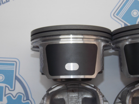 Поршни + кольца к-кт 4шт стандарт MAZDA LF-DE (без выемок)