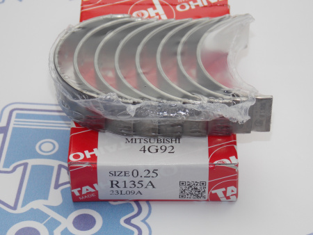 Вкладыши шатунные TAIHO ремонт +0,25 MMC 4G91, 4G92, 4G93 '91-