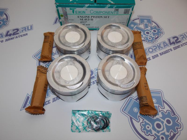 Поршни TEIKIN к-кт 4шт ремонт +0,50 SUZUKI G15#, G16A 8кл