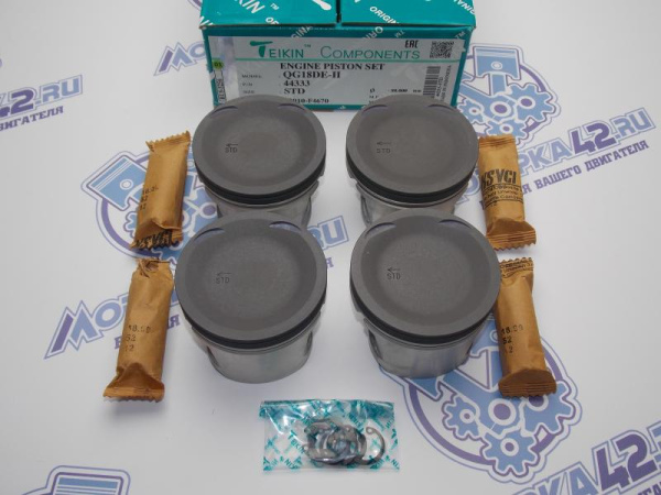 Поршни TEIKIN к-кт 4шт стандарт NISSAN QG18DE '03-'05