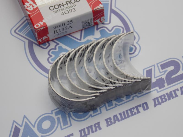 Вкладыши шатунные TAIHO ремонт +0,25 MMC 4G91, 4G92, 4G93 '91-