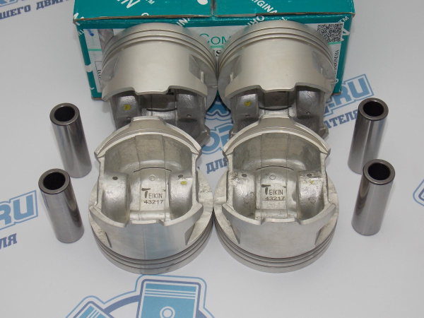Поршни TEIKIN к-кт 4шт ремонт +1,00 MMC 4G15