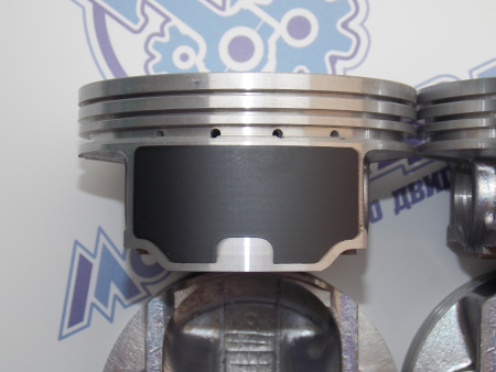 Поршни + кольца к-кт 4шт ремонт +0,50 SUBARU EJ25D