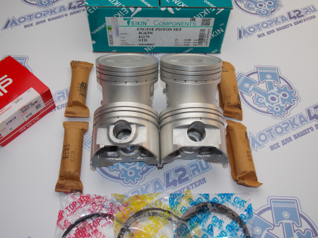 Поршни + кольца к-кт 4шт стандарт MMC 4G63 NEW