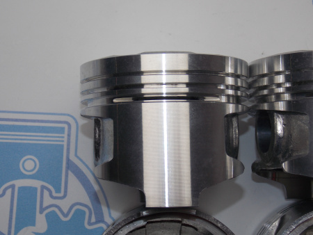 Поршни + кольца к-кт 4шт ремонт +0,50 MMC 4G13 12v