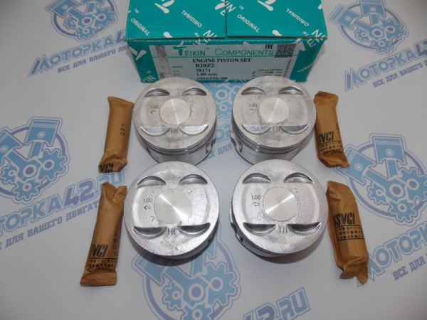 Поршни TEIKIN к-кт 4шт ремонт +1,00 HONDA B20B 99-