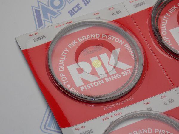 Кольца поршневые RIK ремонт +0,50 MITSUBISHI 4B12