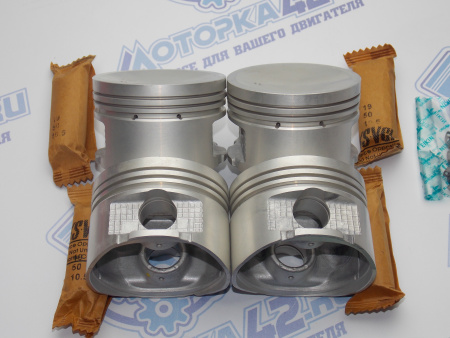 Поршни + кольца 4шт ремонт +1,00 NISSAN GA15DE