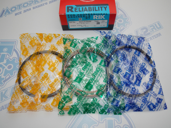 Поршни + кольца к-кт 4шт ремонт +0,50 MMC 4G64 II '98-