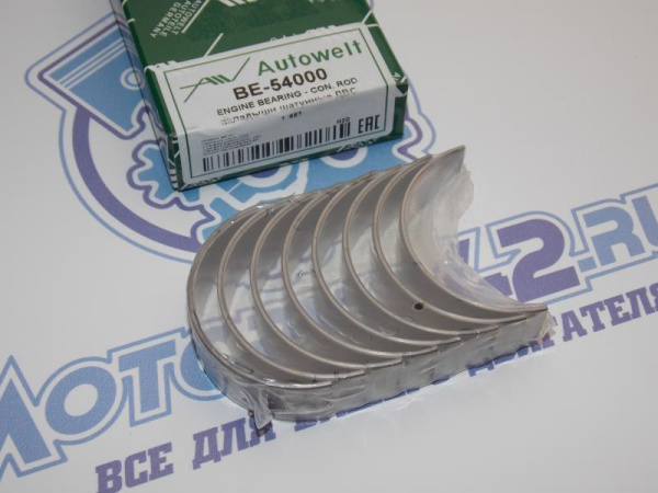 Вкладыши шатунные AW стандарт FORD Zetec 1.6