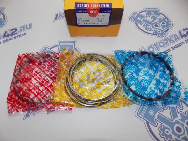 Кольца поршневые NPR ремонт +1,00 TOYOTA 2GR-FSE