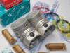 Поршни + кольца 4шт ремонт +1,00 NISSAN QG16DE