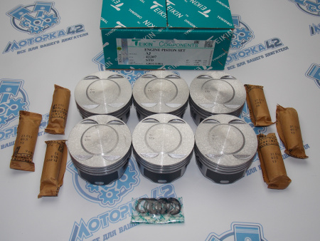 Поршни + кольца к-кт 6шт стандарт MAZDA / FORD AJ-DE