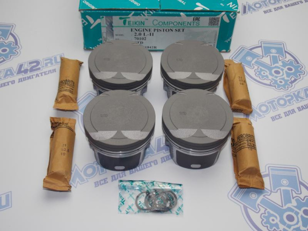 Поршни к-кт 4шт TEIKIN стандарт RENAULT F4R 400