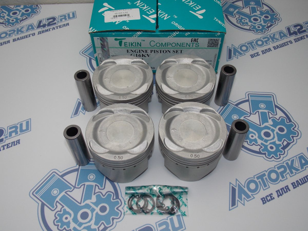 Поршни TEIKIN к-кт 4шт ремонт +0,50 SUZUKI G15#, G16A