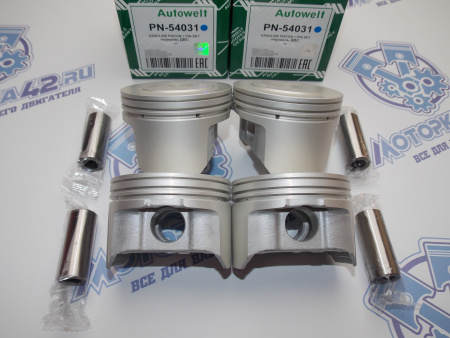 Поршни AW к-кт 4шт ремонт +0,50 FORD 1.4 16V FХDA, ASDB