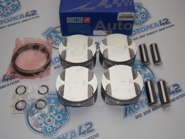 Поршни MOUSSON к-кт 4шт ремонт +0,50 OPEL A24XE / A24XF Antara
