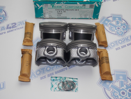 Поршни + кольца 4шт стандарт RENAULT F4R 400