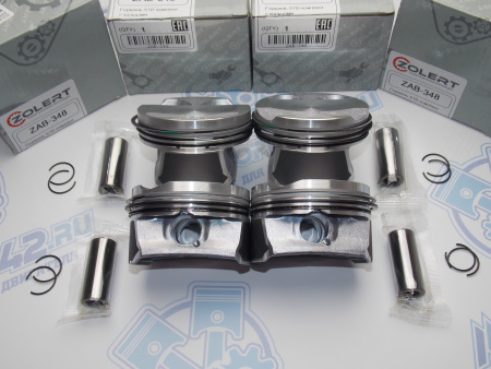 Поршни + кольца к-кт 4шт стандарт EP6, N12B16
