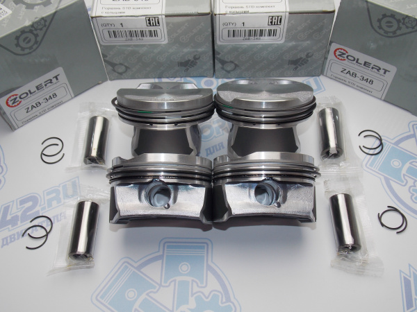 Поршни + кольца к-кт 4шт стандарт EP6, N12B16