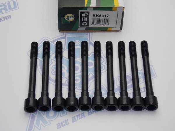 Комплект болтов BGA ГБЦ 10шт NISSAN GA15DE, GA16DE