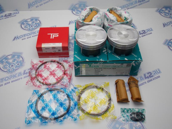Поршни и кольца к-кт 4шт стандарт SUBARU EJ251, EJ253