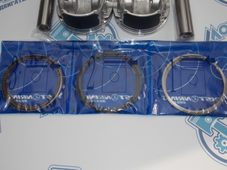 Поршни + кольца 4шт ремонт +0,50 Chery Tiggo 1.8 без стопоров
