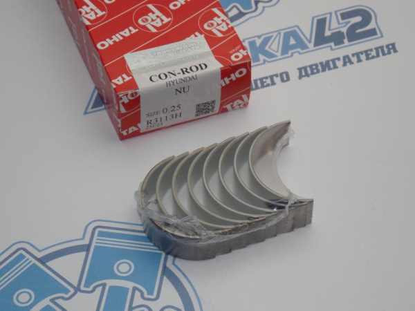 Вкладыши шатунные TAIHO ремонт +0,25 Hyundai / Kia G4N*