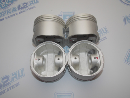 Поршни + кольца AW 4шт ремонт +0,50 NISSAN GA16