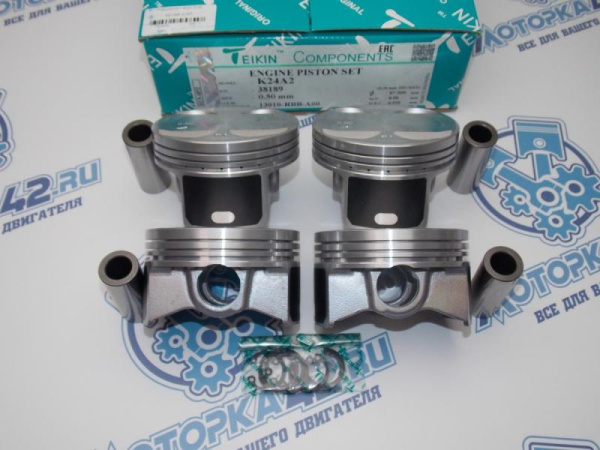 Поршни TEIKIN к-кт 4шт ремонт +0,50 HONDA K24A2