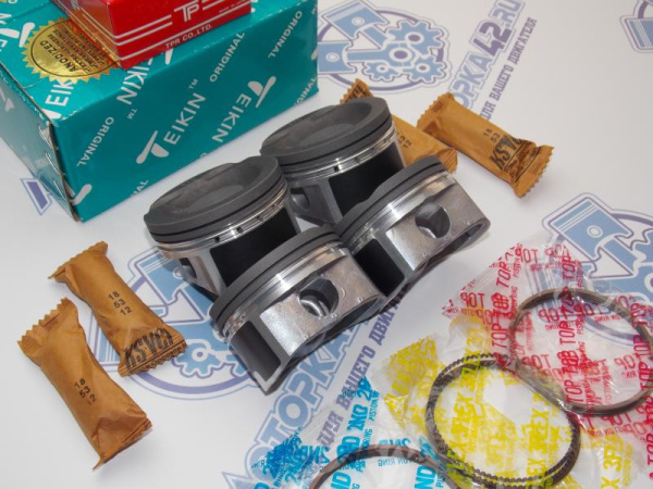 Поршни + кольца 4шт стандарт Daihatsu K3-VET