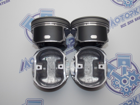 Поршни + кольца 4шт ремонт +0,50 NISSAN QR25DE