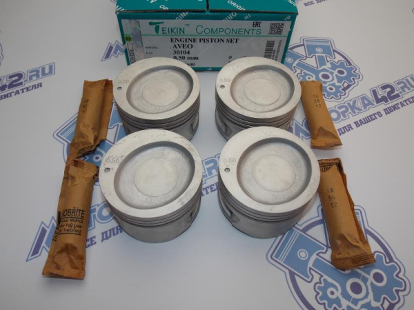 Поршни TEIKIN к-кт 4шт ремонт +0,50 GM F15S3 '03-