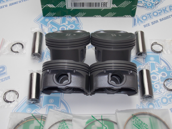 Поршни + кольца AW 4шт ремонт +0,50 Ssang Yong G20D, G20DF