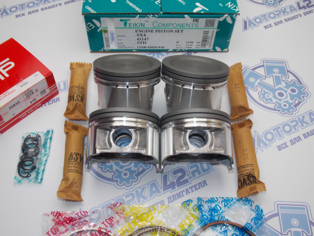 Поршни + кольца к-кт 4шт стандарт SUZUKI J20A III