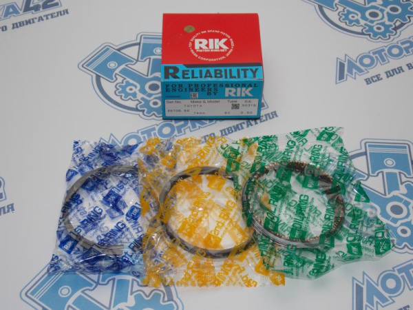 Кольца поршневые RIK ремонт +0,50 TOYOTA 4E, 5E