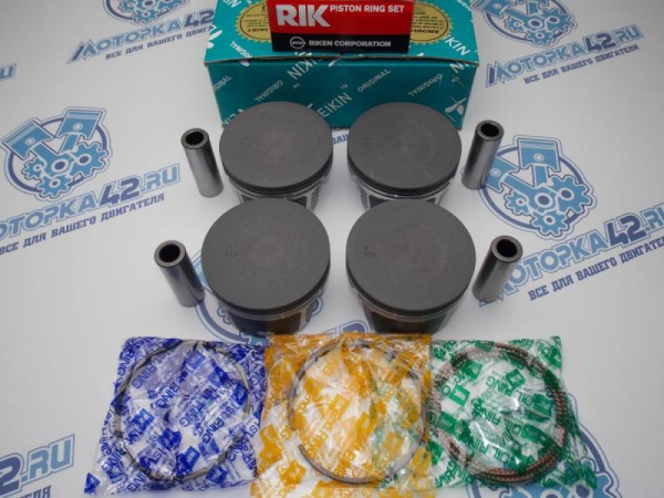 Поршни + кольца к-кт 4шт стандарт FORD 2.0